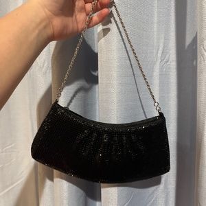 Vintage caché mini sequence purse